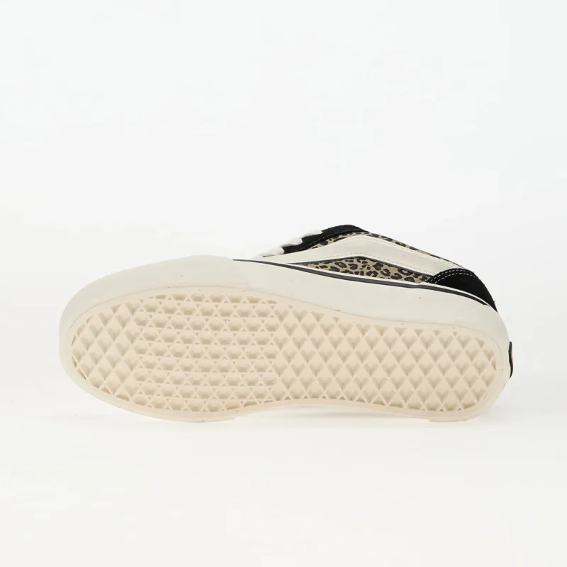 Vans Knu Skool Shoes - Black/Leopard - Image 4