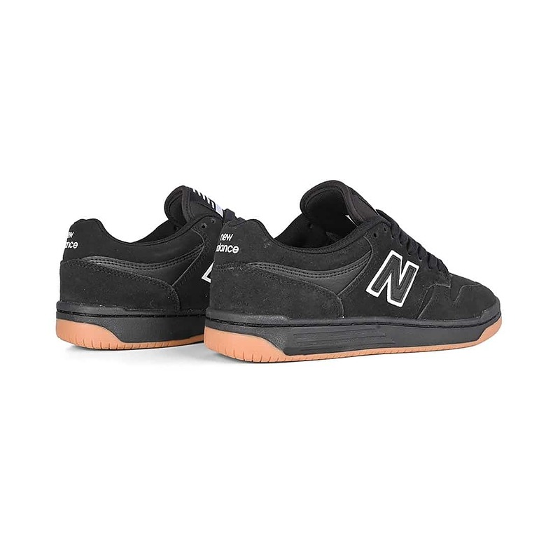 New Balance Numeric 480 Skate Shoes Black/white/Gum - Image 2