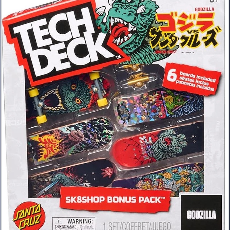 Tech Deck x Godzilla SK8SHOP Bonus Pack