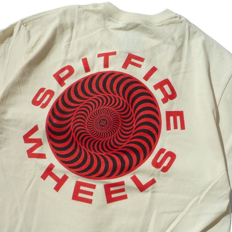 Spitfire Classic '87 Swirl Fill T-Shirt - White/Red/Black - Image 2