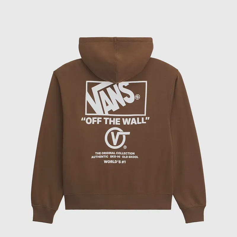 Vans Stacked Hi Pullover Hoodie - Vintage Cocoa - Image 2