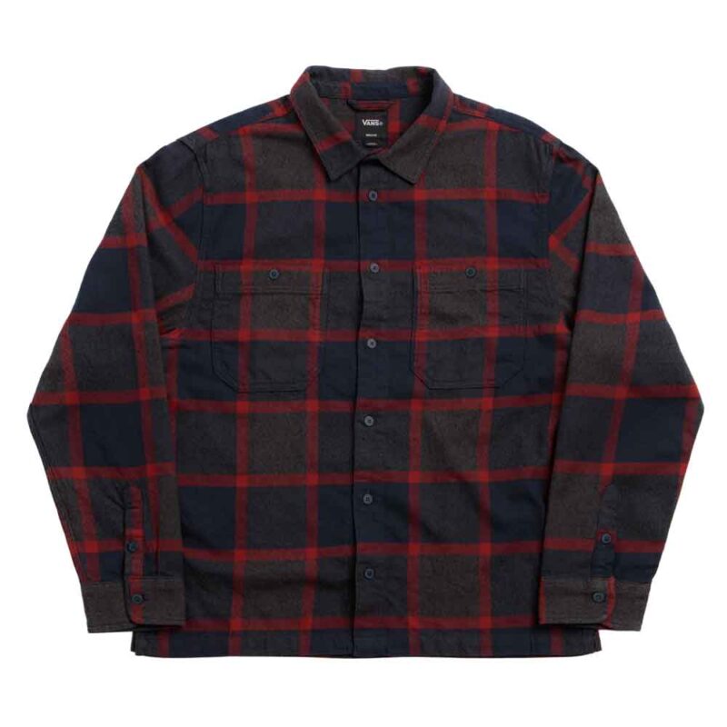 Vans Larkspur Plaid Flannel Shirt - Parisian Night